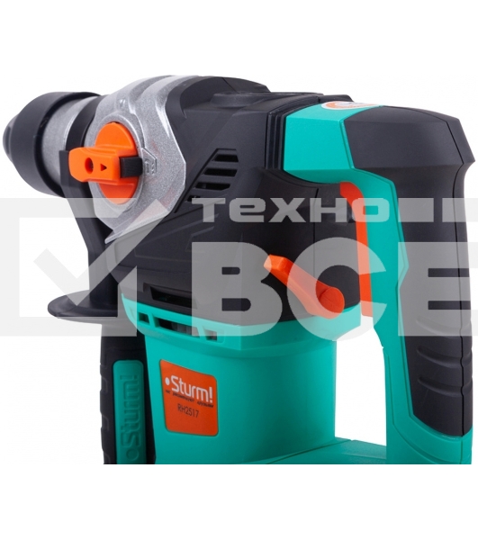 Перфоратор Sturm RH2517 Sturm, 1700 Вт, 3 режима, 5 Дж, 0-3000 уд/мин, 0-780 об/мин, кейс RH2517