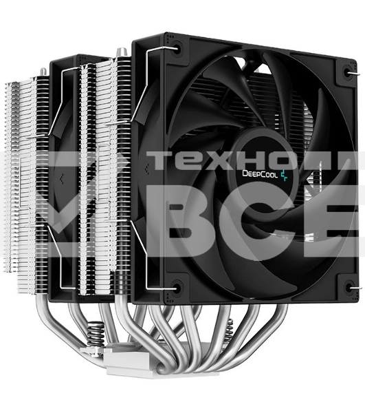Кулер Deepcool AG620 R-AG620-BKNNMN-G-1 серебристый/черный 120мм алюминий+медь 1850rpm 29.4db 260W 157мм