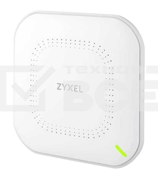 Гибридная точка доступа Zyxel NebulaFlex NWA50AX, WiFi 6, 802.11a/b/g/n/ac/ax (2,4 и 5 ГГц), MU-MIMO, антенны 2x2, до 575+1200 Мбит/с, 1xLAN GE, PoE, без поддержки Captive portal и WPA-Enterprise, защ