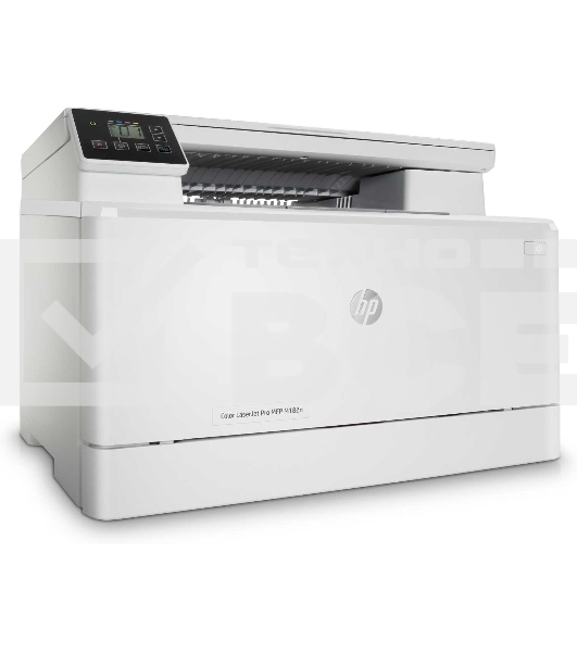 МФУ лазерный HP Color LaserJet Pro MFP M182n (7KW54A), A4, цветной, печ. до 16 стр/мин., 600 x 600 dpi (печать) 1200x1200dpi (скан.), USB, RJ-45, Air Print, Mopria