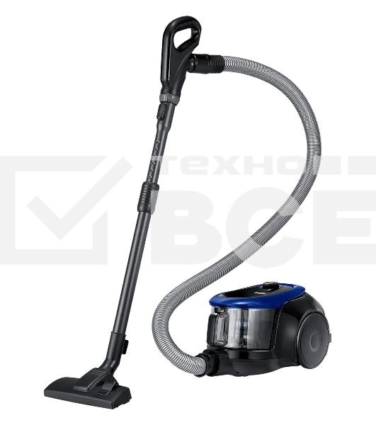 Пылесос Samsung VC18M21A0SB синий, 380/1800 Вт, уборка сухая, пылесборник контейнер 1.5 л