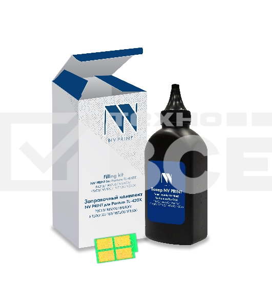 Заправочный комплект NV PRINT для Pantum TL-420X (P3010, M6700, M6800, P3300, M7100, M7200, P3300),  200 гр, 6000 стр (тонер + чип)