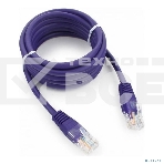 Патч-корд UTP Cablexpert кат.5e, 2м, литой, многожильный (фиолетовый), фото2