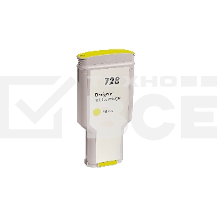 Струйный картридж NV Print 728 (NV-F9K15A) Yellow для HP DesignJet T830/T730 (300 мл)