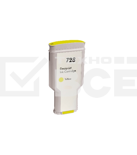 Струйный картридж NV Print 728 (NV-F9K15A) Yellow для HP DesignJet T830/T730 (300 мл)