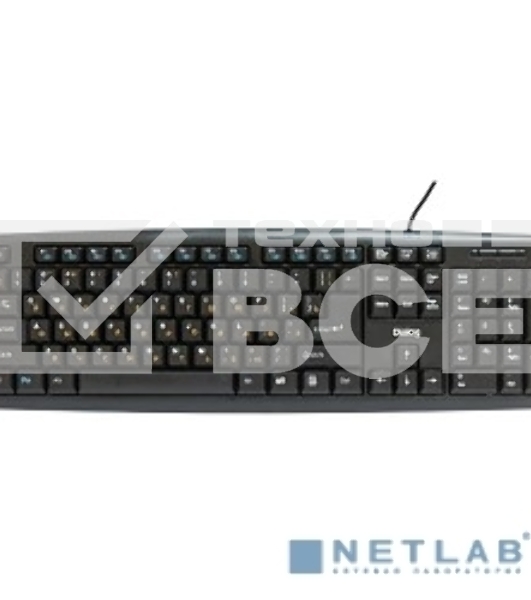 Клавиатура проводная Dialog KM-025U Multimedia USB черный