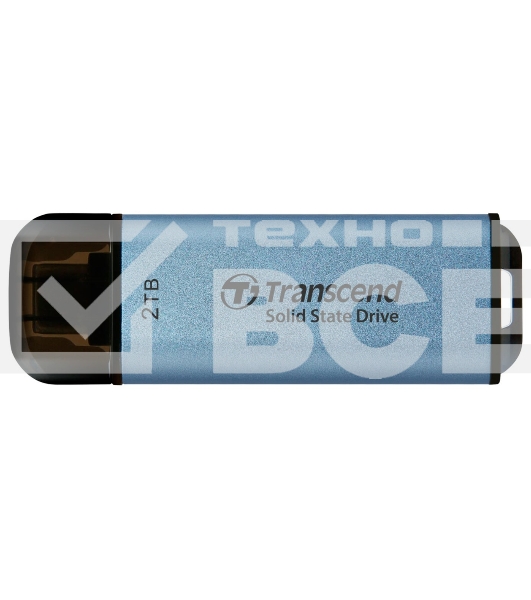 Накопитель SSD Transcend USB-C 2TB TS2TESD300C ESD300 голубой