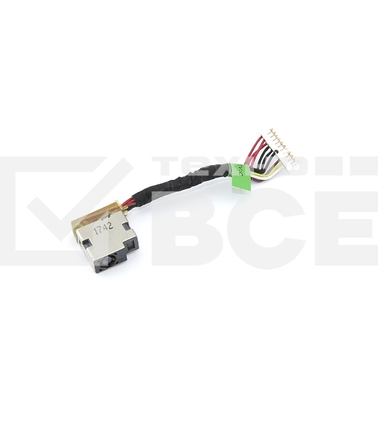 Разъем для ноутбука HP 15-BC 15-AX 17-AB 17-W 17T-W c кабелем