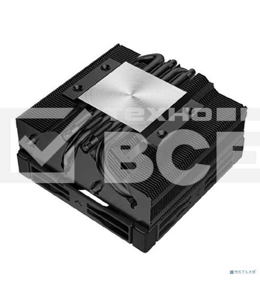Кулер для процессора DEEPCOOL AN400 черный 92мм алюминий+медь 2900rpm 31db 4-pin 150W 52,5мм