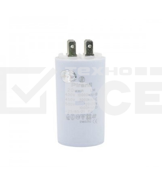 Конденсатор CBB60 20мкФ 450V (4 клеммы, крепление болтом) 304006