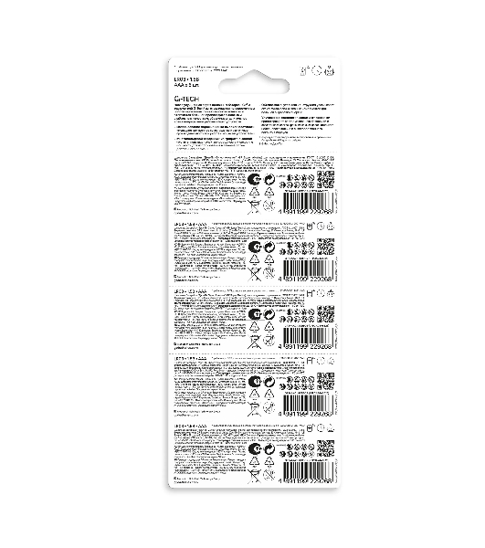 Алкалиновые батарейки GP Super Alkaline G-Tech 24А ААA - 1 шт. на отрывных блистерах