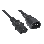 Шнур для блока питания Cabeus, IEC 320 C13, вилка IEC 60320 С14, 0.6 м, 10А, количество проводов и сечении 3x0,75 мм2, цвет: черный, фото4