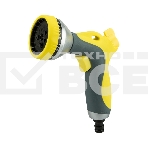 Пистолет-распылитель многофункциональный с прорезиненной ручкой и курком 7 режимов ЧЕТЫРЕ СЕЗОНА 62-0286, фото 1