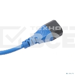 Кабель питания Filum ПВС-АП 3x1.0 С13 - C14, 220/250В, 10А, синий, 1.8м, фото3