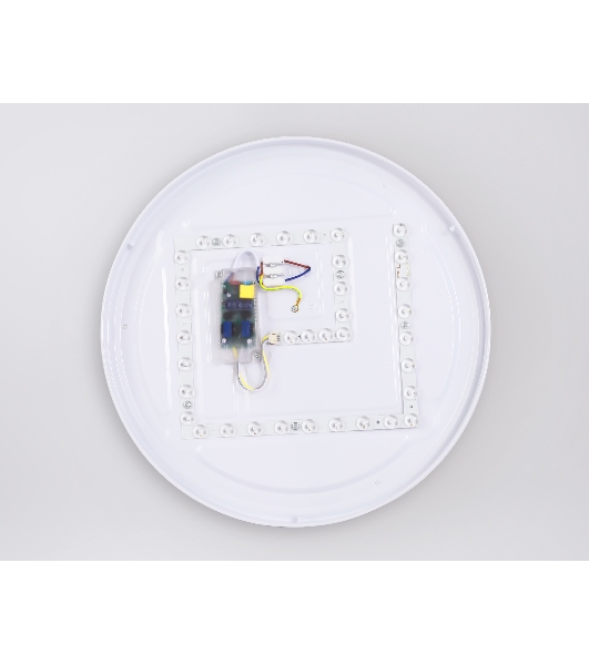 Потолочный светодиодный светильник Ambrella light FZ1322 GR/LWD серый/светлое дерево IP20 60W 3000-6400K D490*80 (ПДУ ИК)