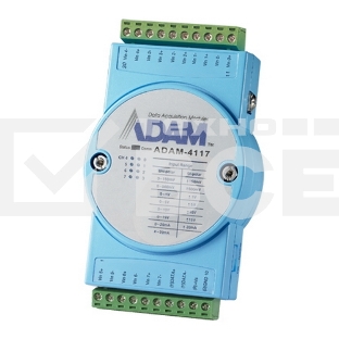 Модуль ввода, 8 каналов аналогового ввода, Modbus RTU/ASCII Advantech ADAM-4117-B