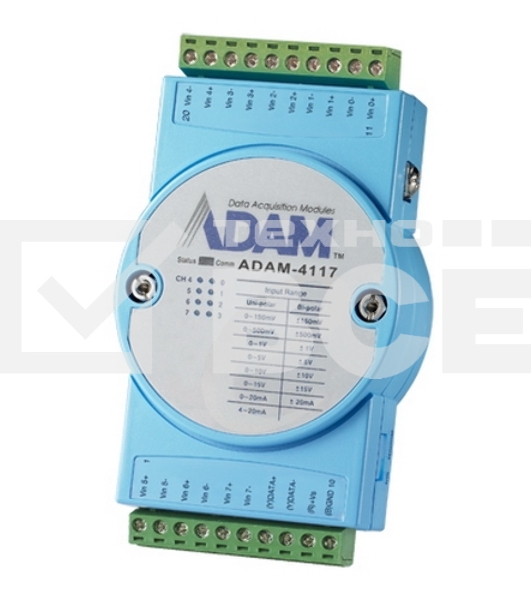 Модуль ввода, 8 каналов аналогового ввода, Modbus RTU/ASCII Advantech ADAM-4117-B