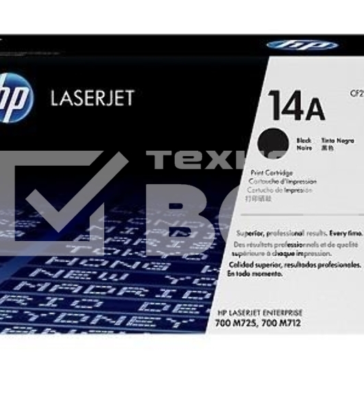 Картридж лазерный HP CF214A черный LaserJet 700 MFP M712 (10 000стр.)