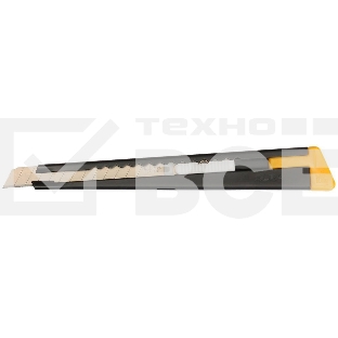 Канцелярский нож OLFA OL-180-BLACKнерж.сталь серебристый 0.9см