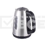 Чайник BQ KT1822SW черный/стальной, мощность 2200Вт, Максимальный объем 1.7л, фото 1