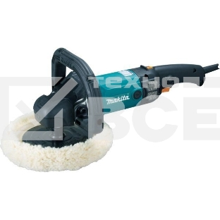 Полировальная шлифмашина Makita 9237CB ПолировШМ,1200Вт,ф180мм,0-3200об\м,3.4кг,кор