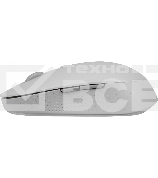 Мышь беспроводная Xiaomi Mi Dual Mode Wireless Mouse Silent Edition белый, 1300 dpi, радиоканал, Bluetooth, USB, кнопки - 5