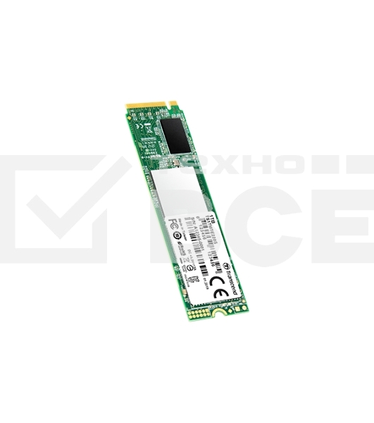 Накопитель SSD Transcend MTE220S SSD 256GB, 3D TLC, M.2 (2280), PCIe Gen 3.0 x4, NVMe, R3300/W1100, TBW 550