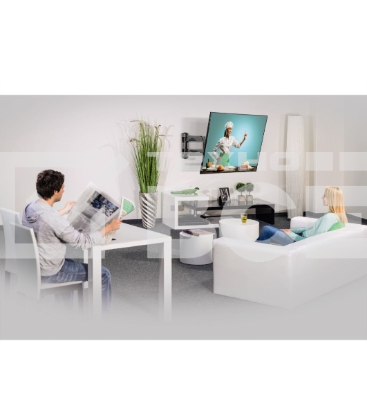 Кронштейн для телевизора Hama H-118665 черный, 10'-48' макс. 25 кг, настенный