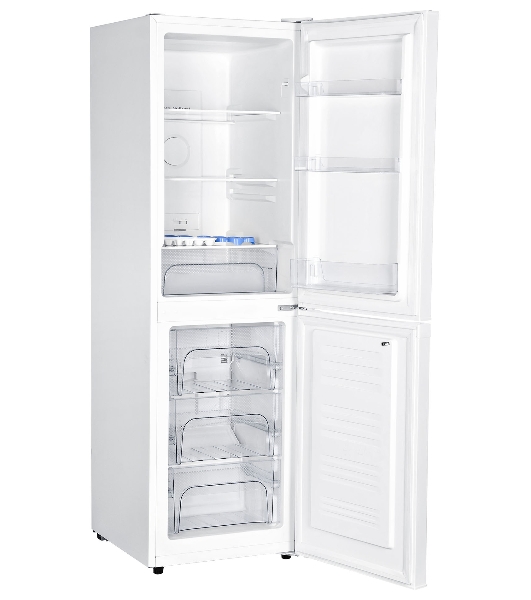 Холодильник Hyundai CC2056FWT белый двухкамерный 129/64л морозилка снизу, No Frost