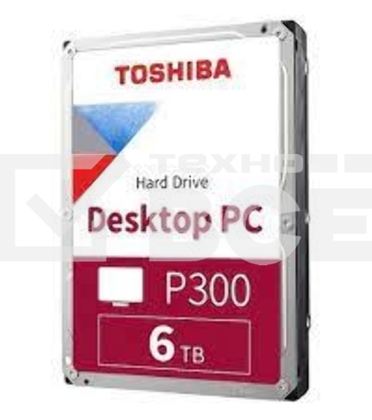 Жесткий диск Toshiba SATA-III 6Tb HDWD260UZSVA P300 (5400rpm) 128Mb 3.5