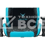 Кресло игровое Knight Neon черный/голубой соты эко.кожа с подголов. крестовина металл, фото16
