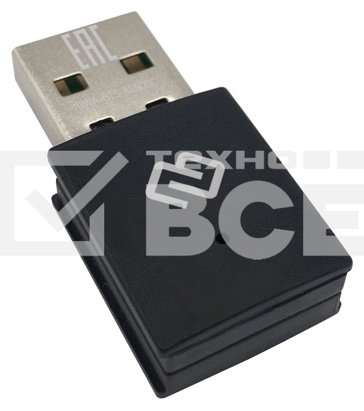 Сетевой адаптер WiFi + Bluetooth Digma DWA-BT5-AC600C AC600 USB 2.0 (ант.внутр.) 1ант. (упак.:1шт)