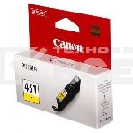 Картридж струйный CLI-451Y (6526B001) для Canon PIXMA iP7240/MG6340/MG5440, Желтый(Yellow), 344стр., фото2