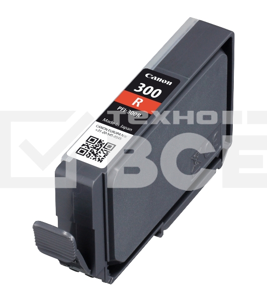 Картридж струйный Canon PFI-300 R EUR/OCN красный (920 стр.) для Canon imagePROGRAF PRO-300