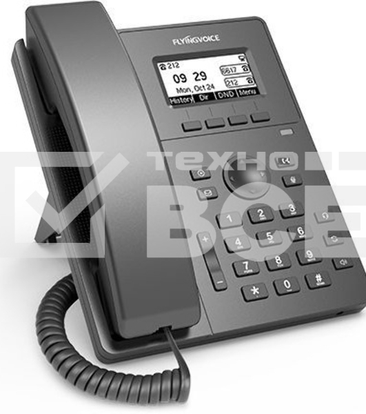 Телефон IP Flyingvoice P10G черный
