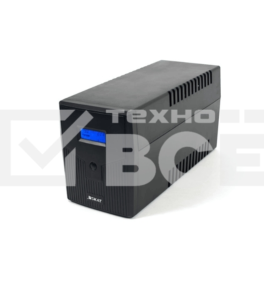 Источник бесперебойного питания SKAT-UPS 2000/1200 220В 1200Вт 2 АКБ 9Ач внутр. меандр. стабилизация напряжения