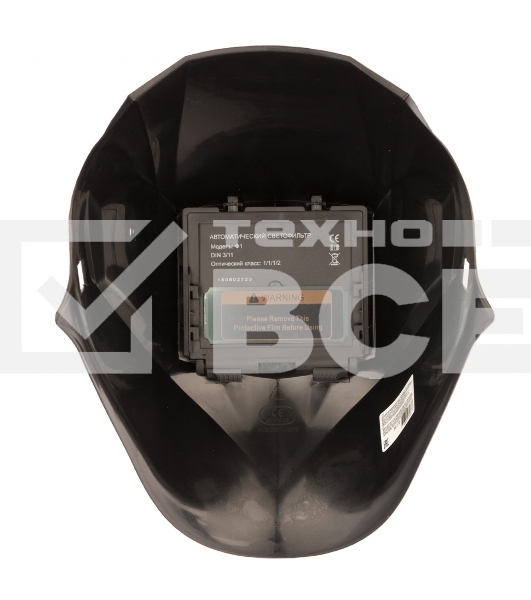 Щиток защитный Сибртех лицевой маска сварщика с автозатемнением Ф1, пакет