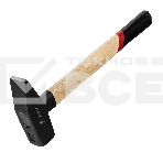 Молоток слесарный Matrix, 1500 г, квадратный боек, деревянная рукоятка, фото4