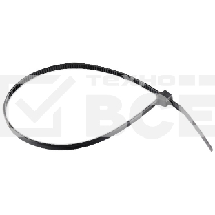 Хомуты Сибртех, 180 х 3,6 мм, пластиковые, черные, 100 шт.