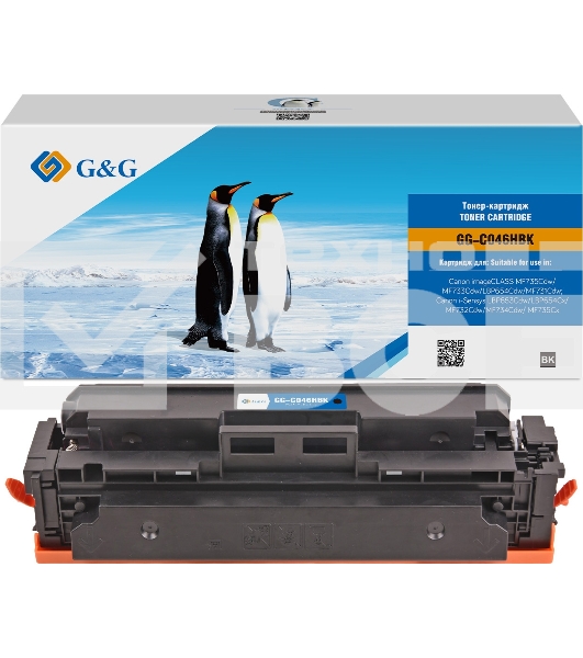 Картридж лазерный G&G GG-C046HBK черный (6300стр.) для Canon LBP 653Cdw/654Cx/MF732Cdw/734Cdw/735Cx
