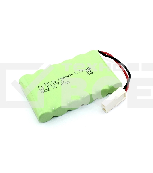 Аккумулятор Ni-Mh 7.2V 2400 mAh AA Flatpack разъем EL-2P