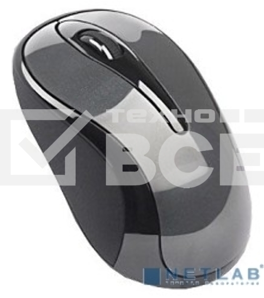 Мышь беспроводная A4Tech G3-280A серый/черный, 1200 dpi, радиоканал, USB, кнопки - 3
