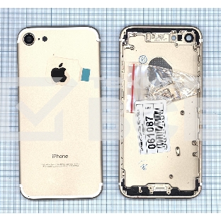 Задняя крышка для iPhone 7 (4.7) золотая