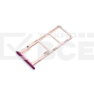 Лоток для SIM-карты Huawei Y7 Pro 2019 фиолетовый