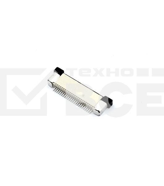 Разъем FPC  Half Coverage Top Contact 0.5K-BS-24PWB 24 pin высота 2мм шаг 0,5мм