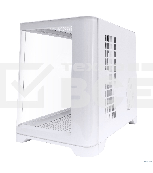 Корпус 1STPLAYER UVIEW UV5 ARGB White / mATX / 3x120mm ARGB fans / UV5-WH-2FC7R-W-1FC7-W