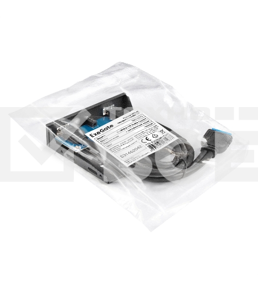 Планка USB на переднюю панель ExeGate U3H-627S, 3,5