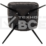 Стул для дома Бюрократ CH-K1_4 комплект 4 шт т. серый Holland 18 металл черный на ножках (CH-K1_1/HL18_4), фото4