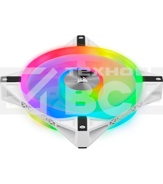 Комплект вентиляторов Corsair iCUE QL140 RGb CO-9050106-WW 140мм PWM белый Fan — Dual Fan Kit with Lighting Node CORE