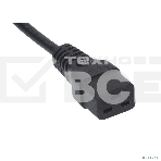 Шнур ввода/вывода Cabeus, IEC 60320 С19, вилка IEC 60320 С20, 1.8 м, 16А, из кабеля 3х1,5 мм², черный, фото 1